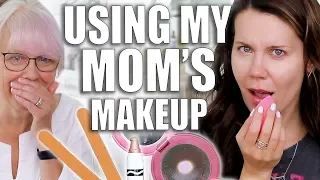 FULL FACE USING MY MOM’S MAKEUP