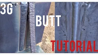 FCAW TUTORIAL 3G BUTT JOINT WITH CERAMIC BACKING