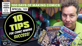 10 Tips For The 100 Days Of Making Comics Challenge!