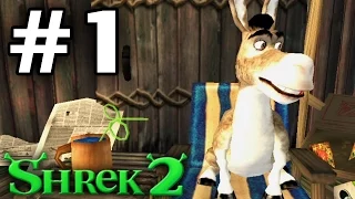 Прохождение Shrek [Шрек] 2 The Game  - Часть 1 - Болото великана.