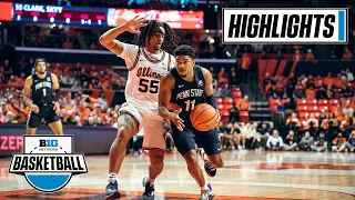 Penn State at Illinois | Highlights | Big Ten Men's Basketball | Dec. 10, 2022