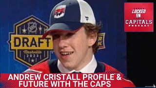 The player profile of Andrew Cristall. Why was he drafted in the second round ?