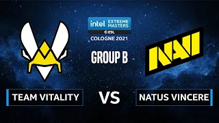 CS:GO - Team Vitality vs. Natus Vincere [Overpass] Map 1 - IEM Cologne 2021 - Group B