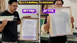 T-Shirt Printing Business: Reclaiming Screens