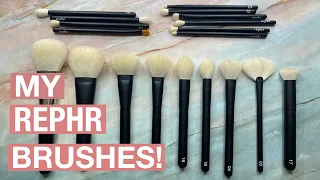 My Rephr Brush Collection 🤍 (along with comparisons) Featuring Tom Ford, Sonia G & Hakuhodo Brushes