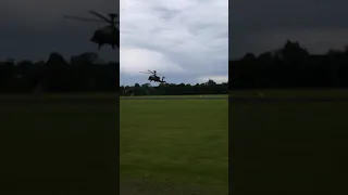 RAF Cosford Airshow Apache Pyrotechnic Finale