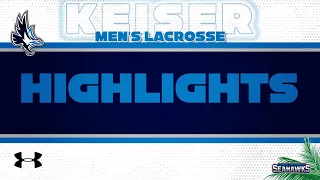 Keiser Men's Lacrosse Highlights vs Point