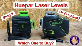 Huepar Laser Level Comparisons. BO2CG v SO4CG/CR