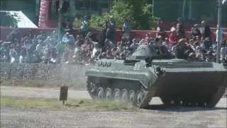 Tankfest 2013 Soviet tank and vehicles.