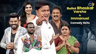 Bullet Bhasker, Immanuel  & Varsha Hilarious Comedy Skits | Extra Jabardasth | ETV Telugu