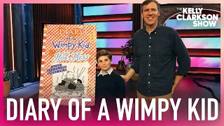 'Diary of a Wimpy Kid' Author Jeff Kinney & 9-Year-Old Superfan Reveal New Book Cover