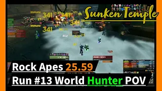 Sunken Temple Speedrun Hunter POV #13 World - WoW Classic - Season of Discovery - P3 - Phase 3