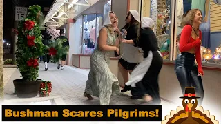 Bushman scared the Pilgrims! 🦃 😜