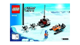 LEGO City 60036 Арктическая база. Инструкция по сборке