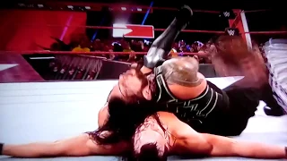 ww e triple threat match Roman reigns vs drew McIntyre vs Finn balor