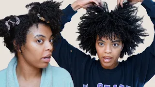 Stretching Natural Hair | Banding Routine