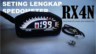 SETING SPEEDOMETER DIGITAL RX4N [Senja Vlog]