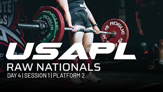 2023 USAPL Raw Nationals | Day 4 - Session 1 - Platform 2