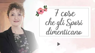 7 cose che gli sposi dimenticano di organizzare - Matrimoni con l'accento - Roberta Patanè