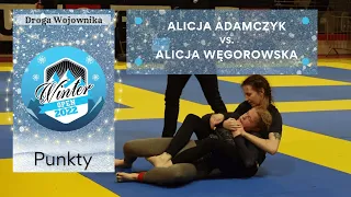 Alicja ADAMCZYK vs Alicja WĘGOROWSKA - Finał No-Gi Kobiety Biały -61,5 kg | Winter Open 2022