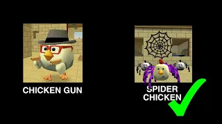 I played spider chicken 🤯 || chicken gun