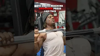 Do Smith Machine Shoulder Presses Like THIS!