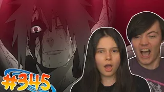 I'M IN HELL! | My Girlfriend REACTS to Naruto Shippuden EP 345! (Reaction/Review)