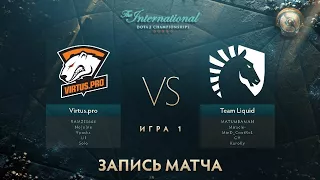 Virtus.pro vs Liquid, The International 2017, Мейн Ивент, Игра 1