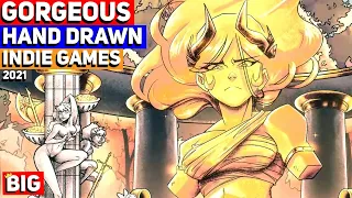 Top 10 Upcoming BEST LOOKING Hand Drawn Indie Games - 2021 & beyond!