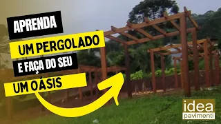 Construa um pergolado em um fim de semana com estas dicas