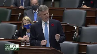 2020 Ontario Budget, November 5, 2020