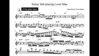 Sonny Stitt — "Lover Man" (Live, 1964) Alto Sax Transcription [complete track]