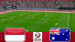 Indonesia U23 vs Australia U23 LANGSUNG | Piala Asia AFC U23 2024 | Sepak Bola Langsung | efootball