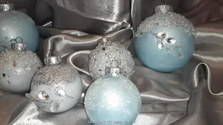 Glam DIY Christmas Ornaments Part Two | Making your own Christmas Ornaments