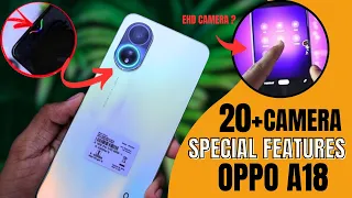 OPPO A18 Camera 20+ Tips And Tricks | Special Features ⚡ Oppo A18 4G Hindi | Oppo A18