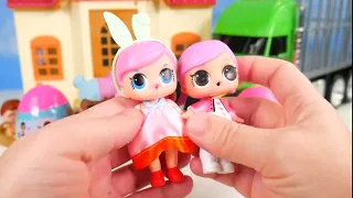 Surprise Fake Balls with Full Case Unboxing Dolls