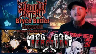 Reaction | Bryce Butler - Farewell (Shadow of Intent) | [Drum Playthrough]