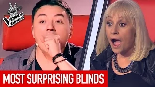 The Voice | MOST SURPRISING Blind Auditions worldwide