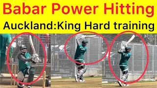 Babar Power Hitting 🛑 Long Batting session by Babar Azam ahead of 1st T20 Pak vs New Zealand