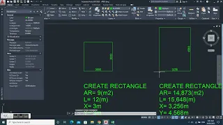 AUTO DRAW RECTANGLE IN AUTOCAD WITH EXCEL 2023