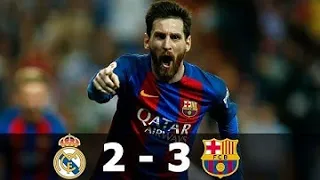 Real Madrid 2 x 3 Barcelona ● La Liga 16/17 Extended Goals & Highlights