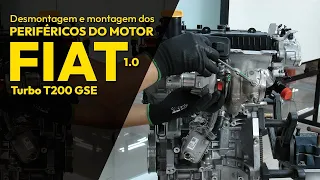 Desmontagem e montagem dos periféricos do motor Fiat 1.0 Turbo T200 GSE- Parte 1