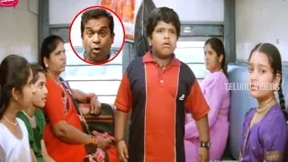 Master Bharath Ultimate Train Comedy Scene |#Brahmanandam |#Raviteja | Telugu Videos