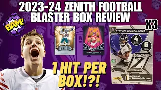 ARE THESE AS GOOD AS LAST YEAR??? New Product: 2023-24 Panini Zenith Football Blaster Review