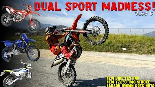 DUAL SPORT MADNESS! -Dirt Bike Vlog 5