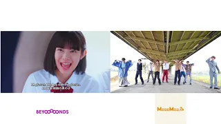 【BEYOOOOONDS】眼鏡の男の子【MeseMoa.(踊ってみた)】比較動画