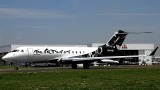 DECOLAGEM DO JATO CANADENSE DE 250 MILHÕES DE REAIS - AEROPORTO CAMPO DOS AMARAIS - CAMPINAS/SP