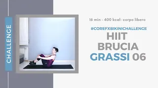 16min - Tabata bruciagrassi challenge 06 - 400kcal