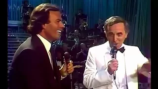 Julio Iglesias & Charles Aznavour " Que C'est Triste Venise" FullHD