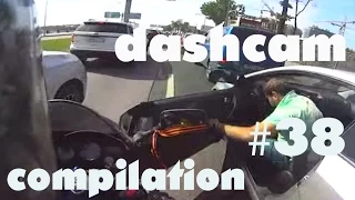 Russian Dash Cam Compilation   PART 38 - Motorcycle Fails